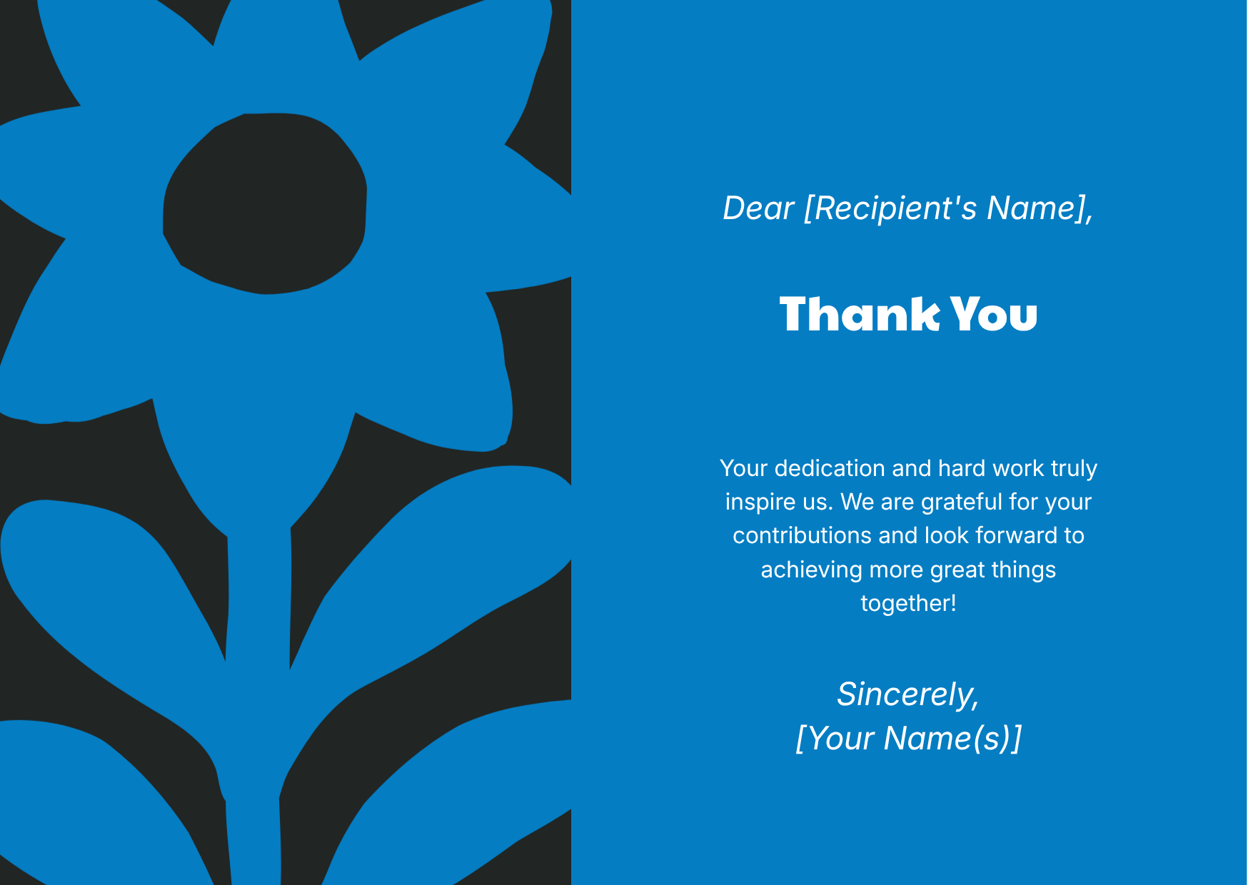 Thank You card variant 1