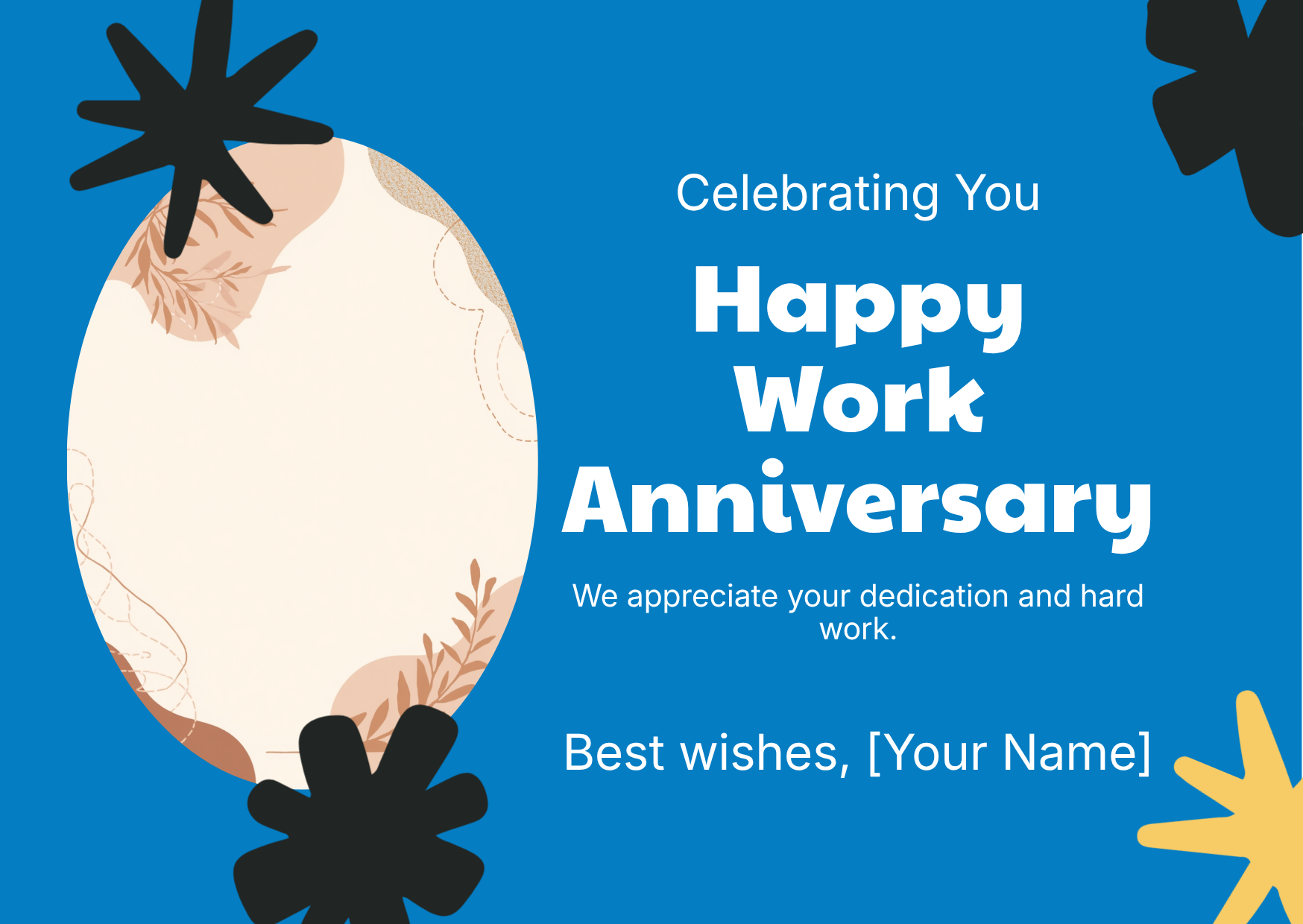 Work Anniversary card variant 3