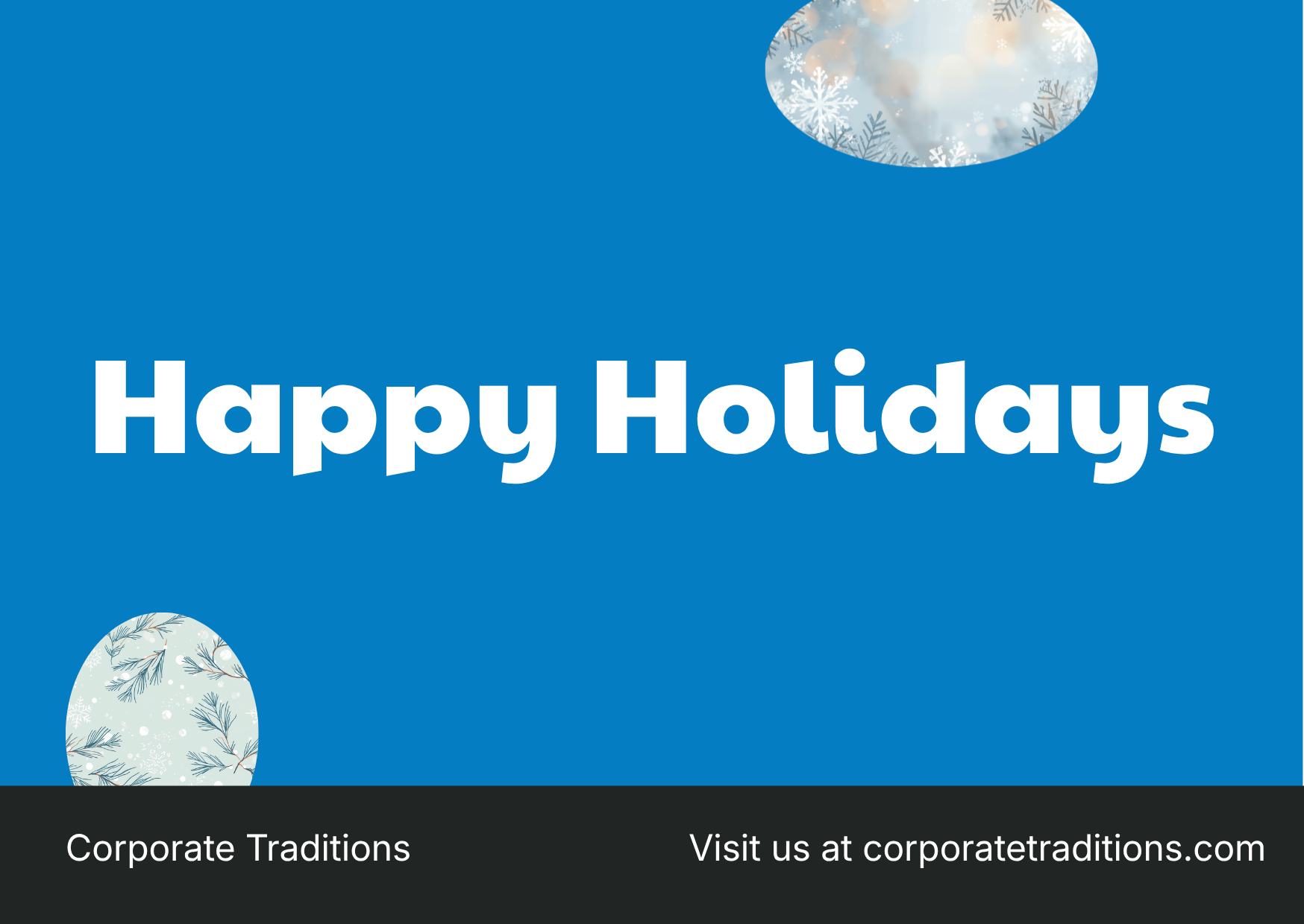 Happy Holidays card variant 3